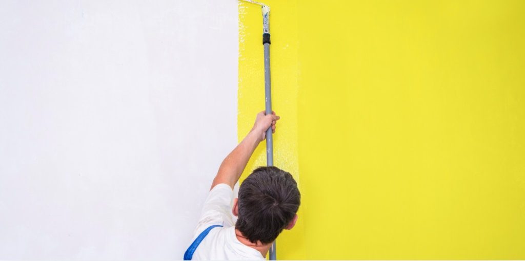 Exterior Paint indoors